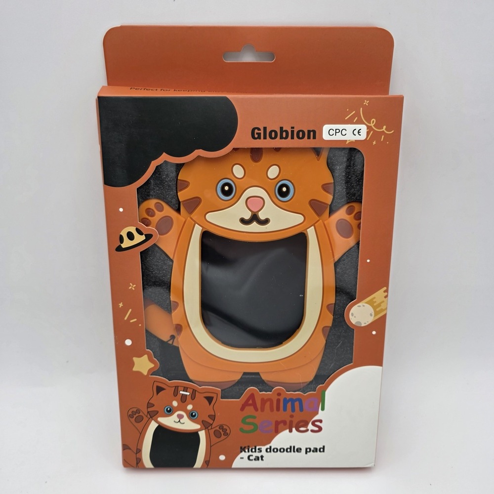 NIB! Soft Touch Cat Doodle Pad Drawing Tablet Learning Educational Toys for Kids